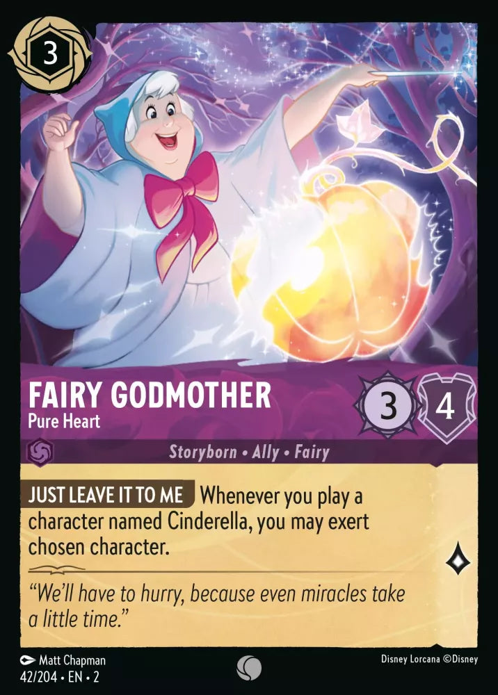 42/204 - Fairy Godmother - Pure Heart - COMMON COLD FOIL