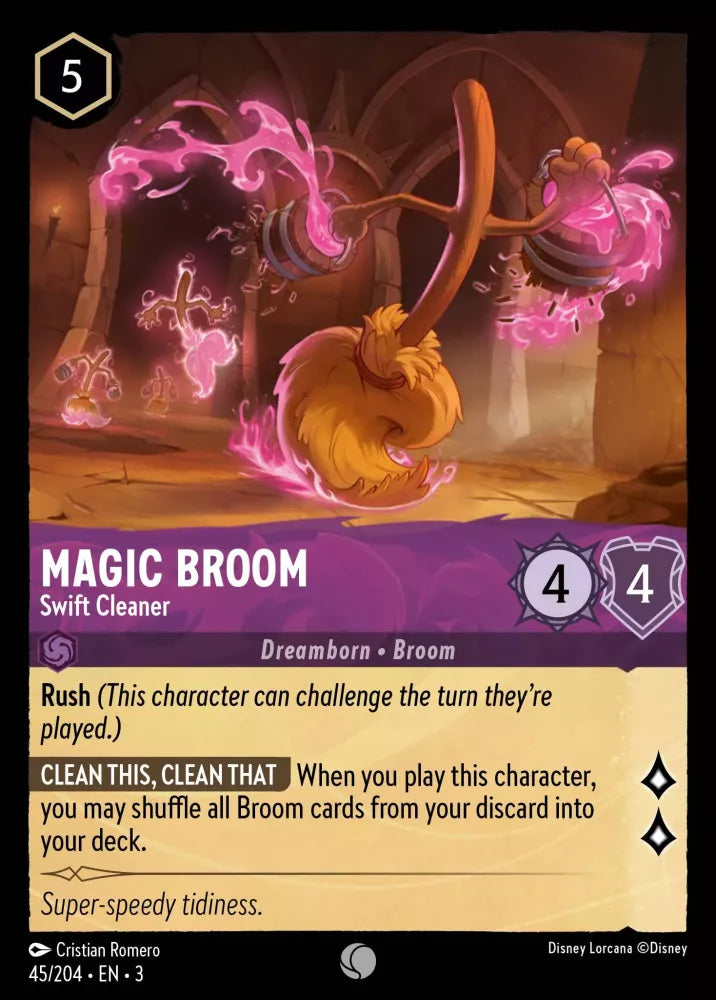 45/204 - Magic Broom - Swift Cleaner - Common Cold Foil