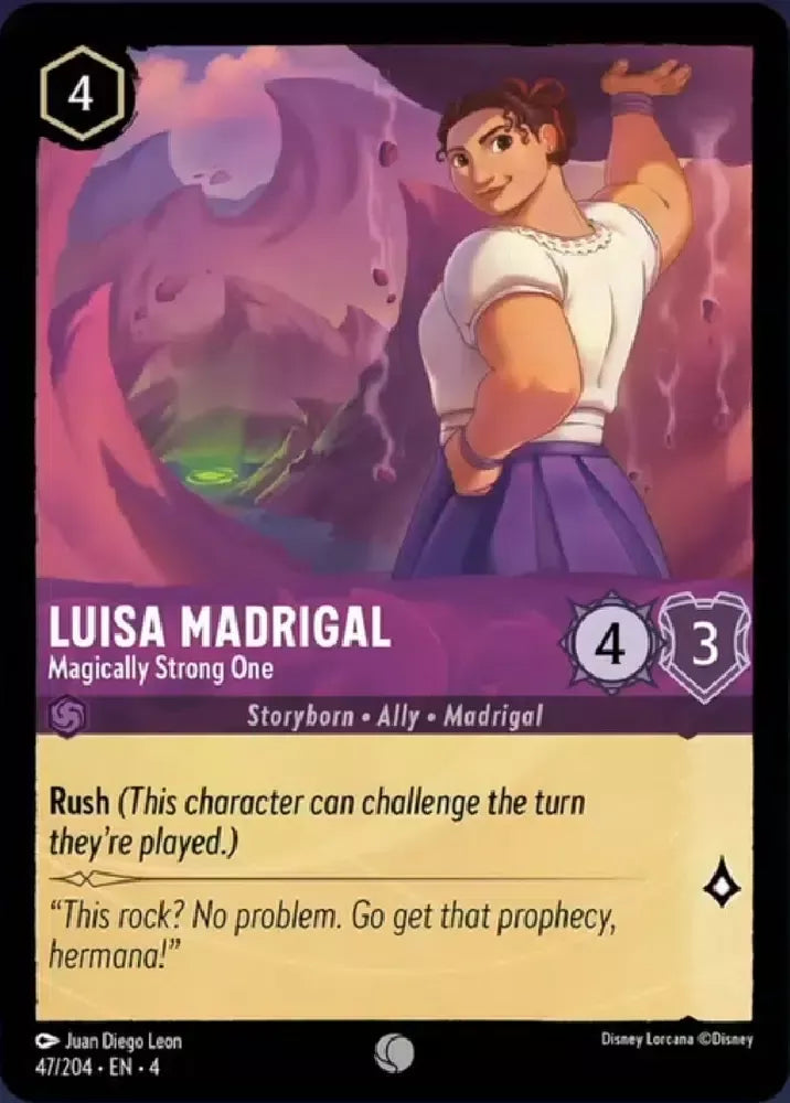 47/204 - Luisa Madrigal - Magically Strong One - Common Cold Foil