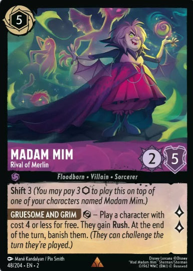 48/204 Madam Mim - Rival of Merlin - Rare