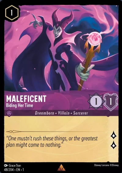 48/204 Maleficent - Biding Her Time - Rare