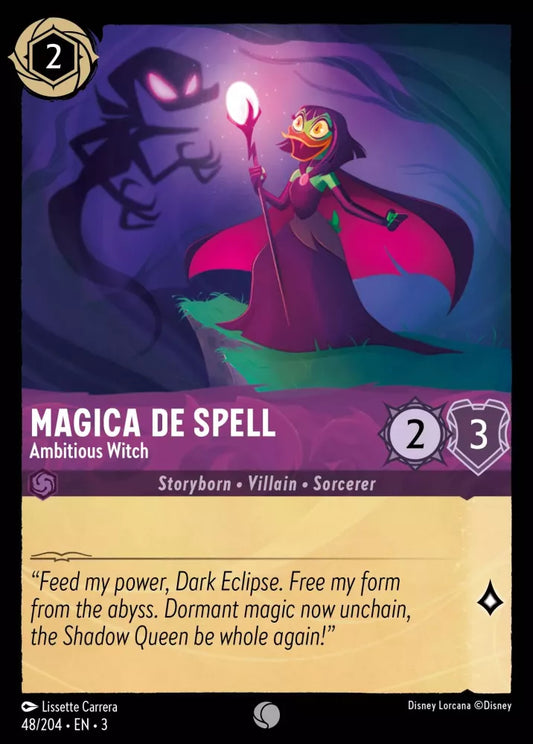 48/204 - Magica De Spell - Ambitious Witch - Common Cold Foil