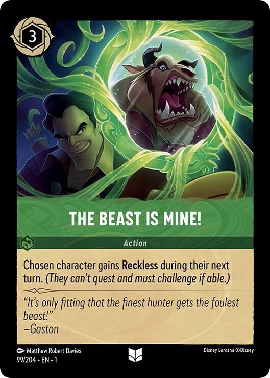 99/204 - The Beast is Mine! - UNCOMMON COLD FOIL