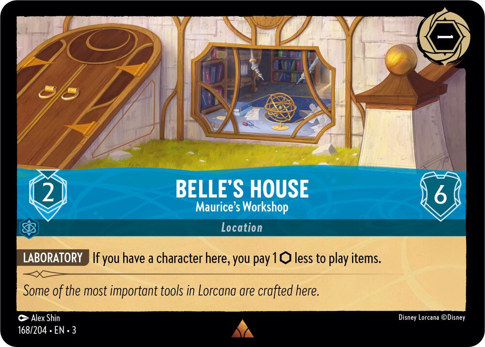 168/204 - Belle's House - Maurice's Workshop - Rare