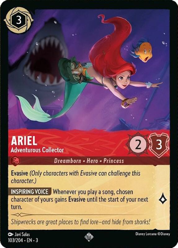 103/204 - Ariel - Adventurous Collector - Super Rare