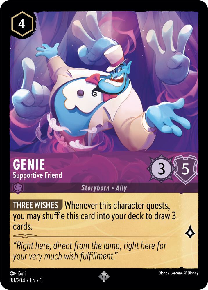 38/204 - Genie - Supportive Friend - Super Rare