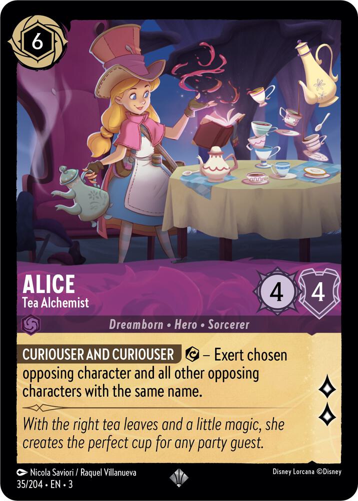 35/204 - Alice - Tea Alchemist - Super Rare