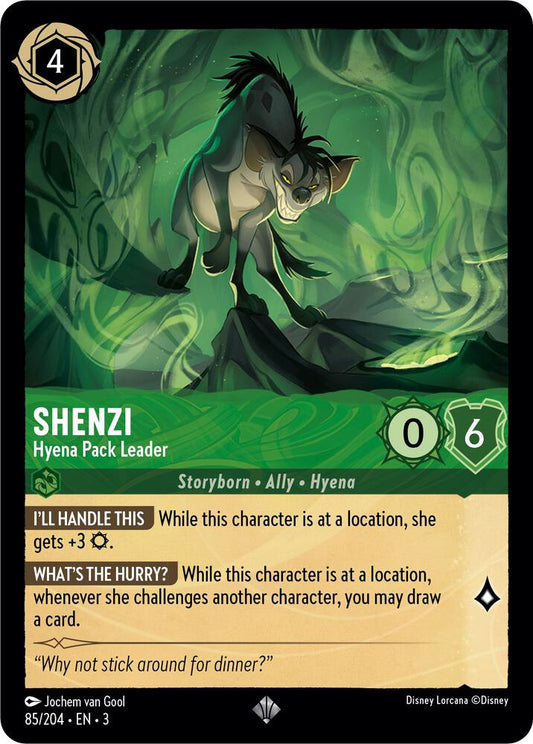 85/204 - Shenzi - Hyena Pack Leader - Super Rare