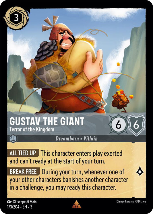 173/204 - Gustav the Giant - Terror of the Kingdom - Rare