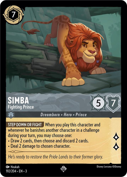 192/204 - Simba - Fighting Prince - Super Rare