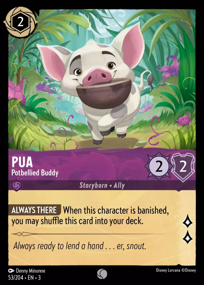 53/204 - Pua - Potbellied Buddy - Common Cold Foil