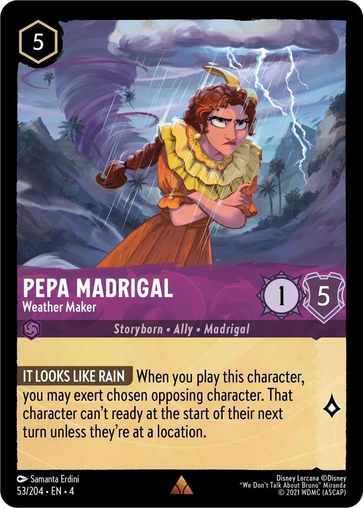 53/204 - Pepa Madrigal - Weather Maker - Rare