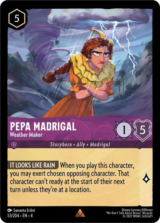 53/204 - Pepa Madrigal - Weather Maker - Rare