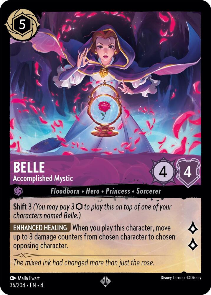 36/204 - Belle - Accomplished Mystic - Super Rare