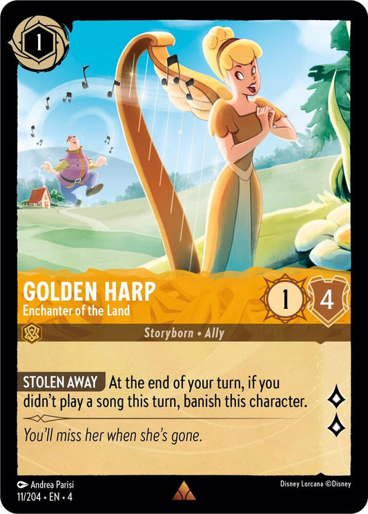 11/204 - Golden Harp - Enchanter of the Land - Rare