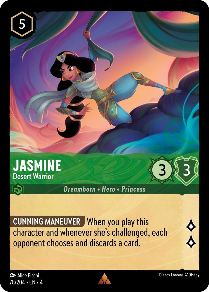 78/204 - Jasmine - Desert Warrior - Rare