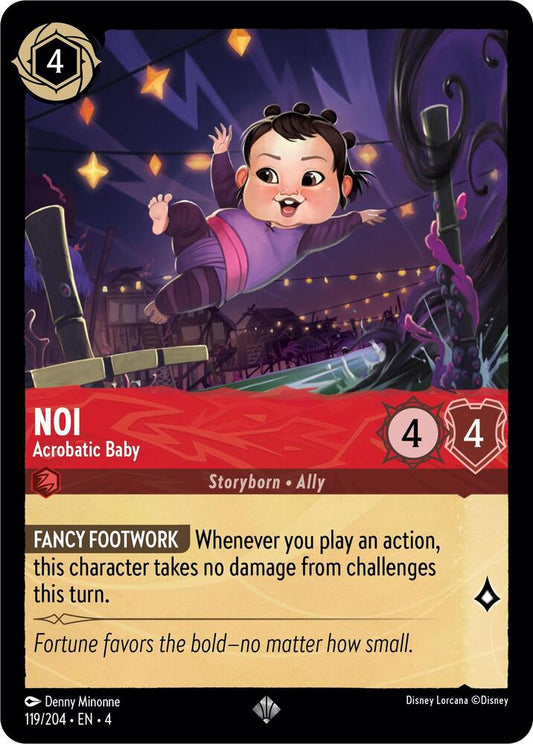 119/204 - Noi - Acrobatic Baby - Super Rare