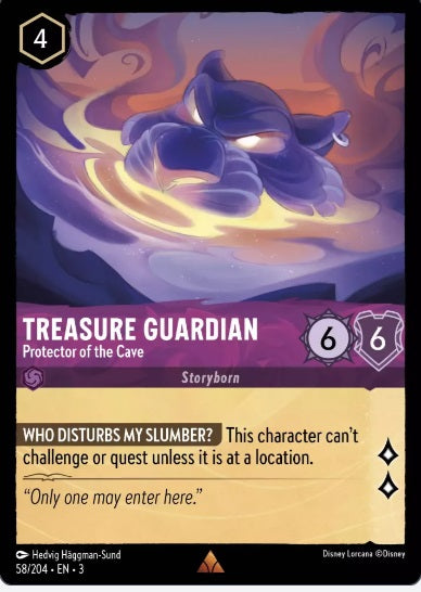 58/204 Treasure Guardian - Protector of the Cave - Rare