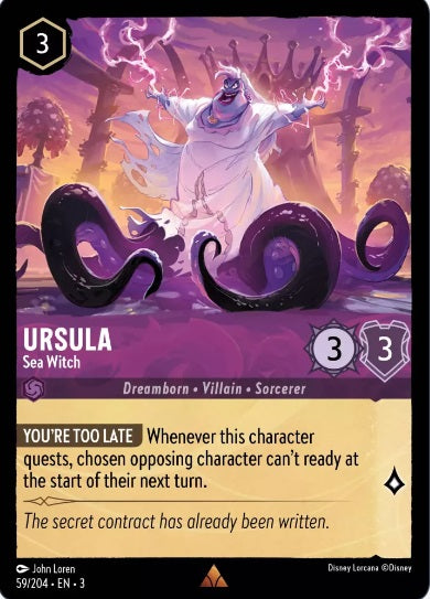 59/204 Ursula - Sea Witch - Rare