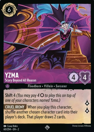 60/204 Yzma - Scary Beyond All Reason - Super Rare