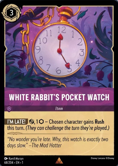 68/204 White Rabbit's Pocket Watch - Rare