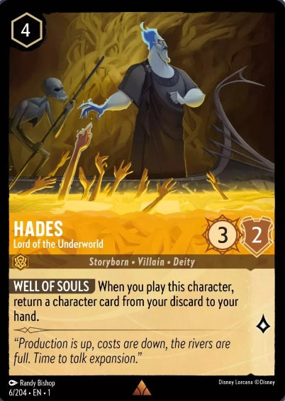 6/204 Hades - Lord of the Underworld - Rare