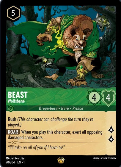 70/204 - Beast - Wolfsbane - Legendary