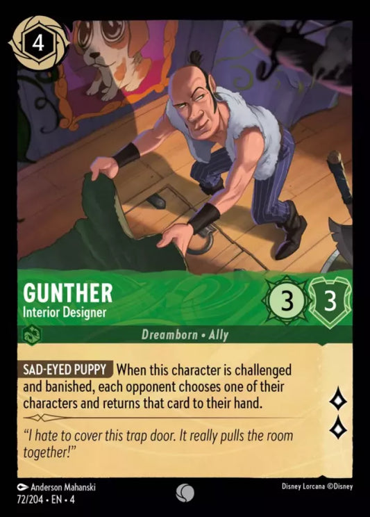 72/204 - Gunther - Interior Designer - Common Cold Foil