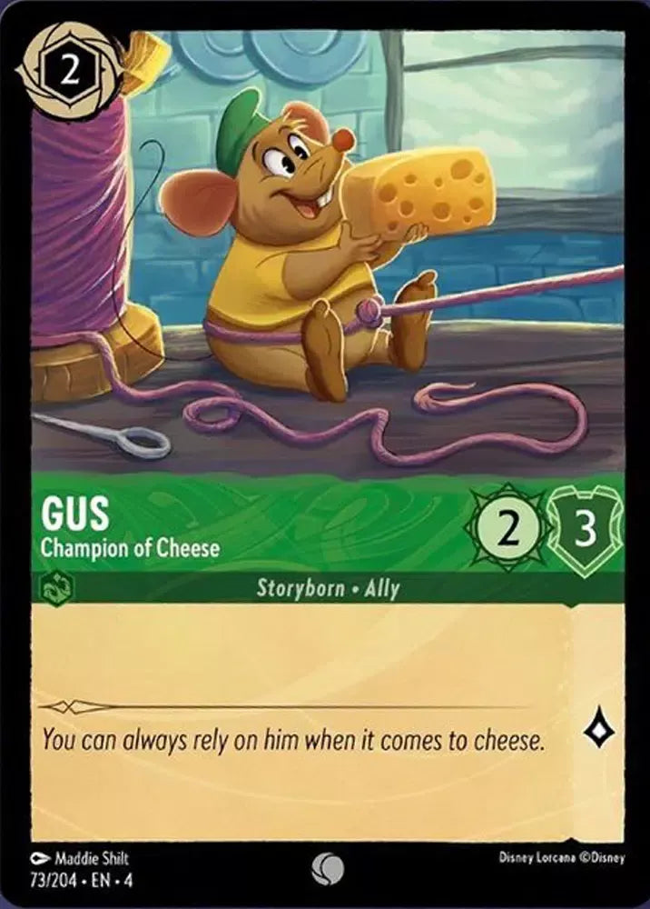 73/204 - Gus - Champion of Cheese - Common Cold Foil