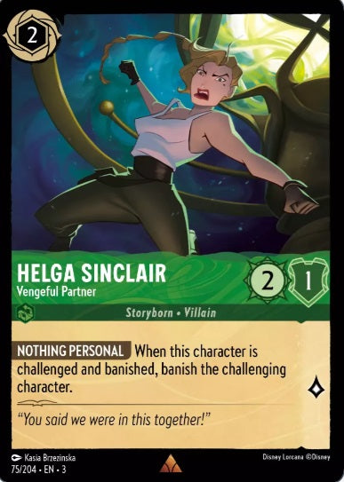 75/204 Helga Sinclair - Vengeful Partner - Rare