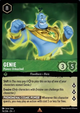 76/204 Genie - Powers Unleashed - Rare