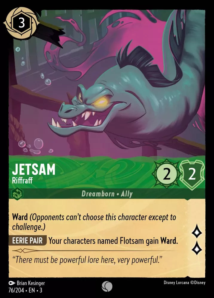 76/204 - Jetsam - Riffraff - Common COLD FOIL