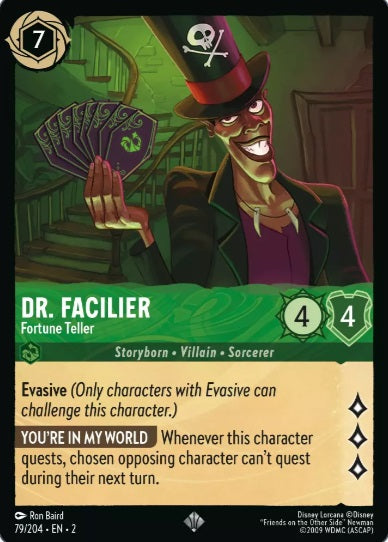 79/204 Dr. Facilier - Fortune Teller - Super Rare