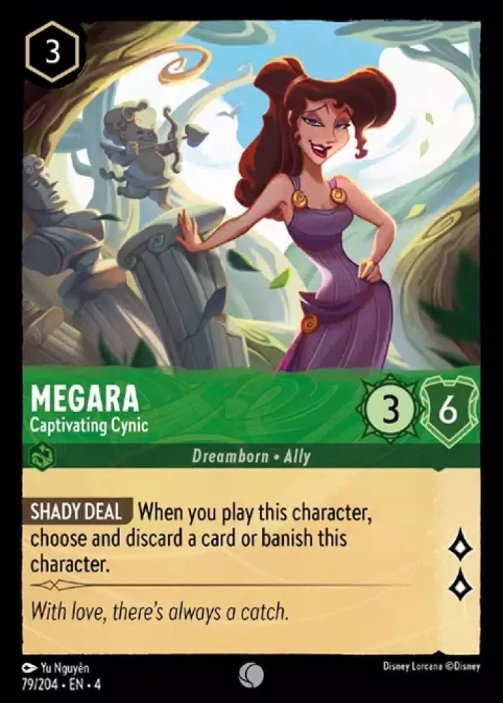 79/204 - Megara - Captivating Cynic - Common Cold Foil