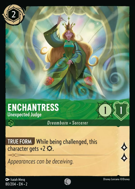 80/204 - Enchantress - Unexpected Judge - Common COLD FOIL