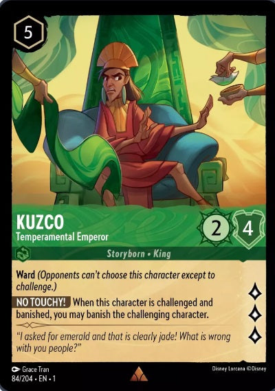 84/204 Kuzco - Temperamental Emperor - Rare