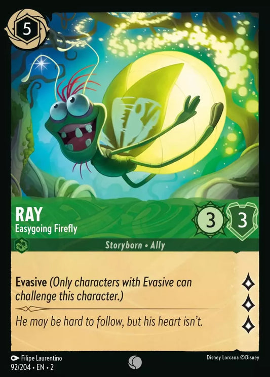 92/204 - Ray - Easygoing Firefly - COMMON COLD FOIL