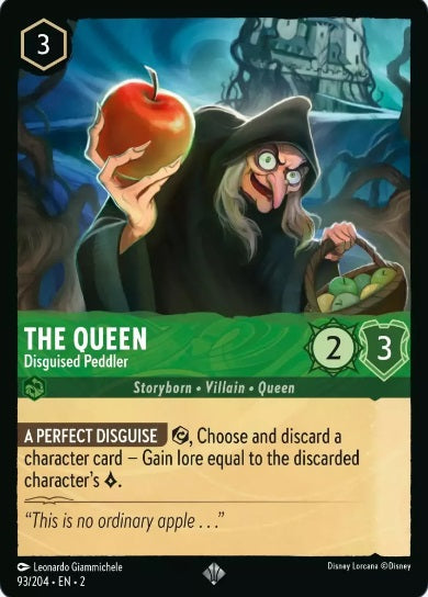 93/204 The Queen - Disguised Peddler - Super Rare