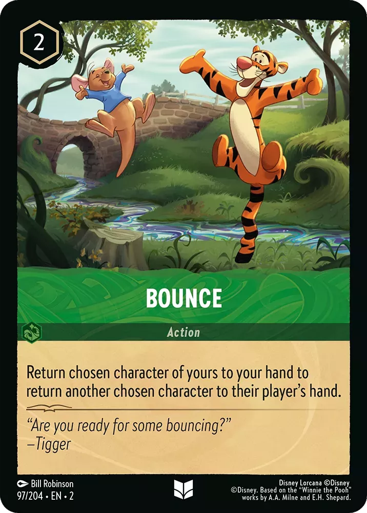 97/204 - Bounce - UNCOMMON COLD FOIL