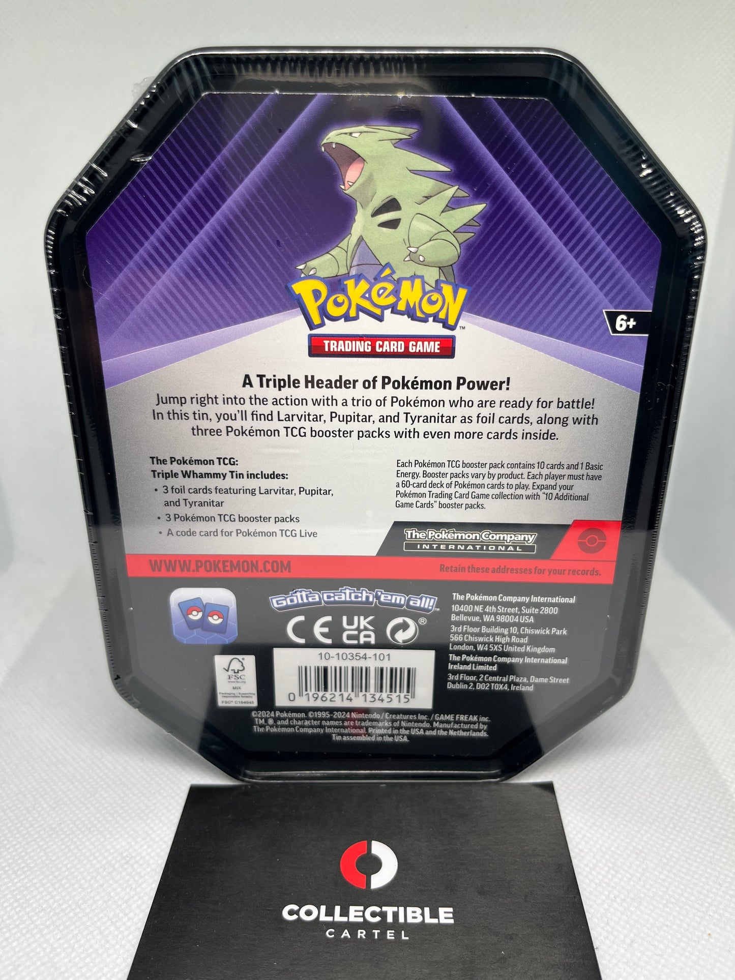 Pokémon - Triple Whammy tin