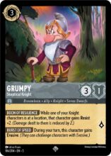 186/204 - Grumpy - Sceptical Knight SUPER RARE