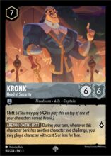 185/204 - Kronk - Head of Security SUPER RARE