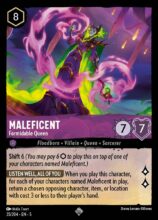 35/204 - Maleficent - Formidable Queen SUPER RARE