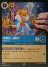 147/204 - Prince John - Gold Lover SUPER RARE