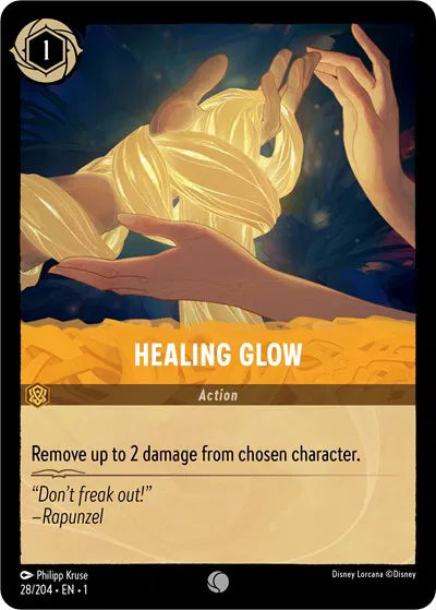 28/204 - Healing Glow - Common - COLD FOIL