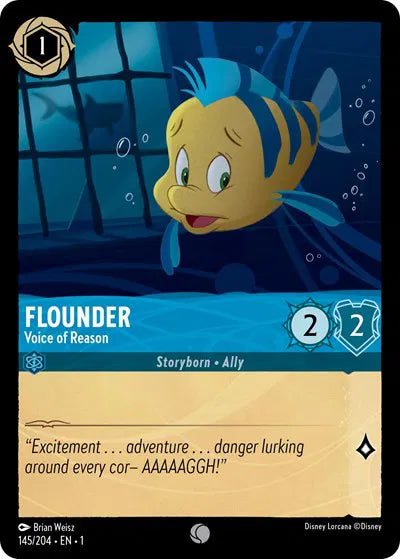 145/204 - Flounder - Voice of Reason - Common COLD FOIL