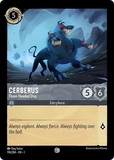 176/204 - Cerberus - Three-Headed Dog - Common - COLD FOIL