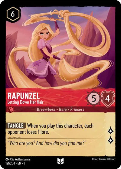 121/204 - Rapunzel - Letting Down Her Hair - Uncommon COLD FOIL