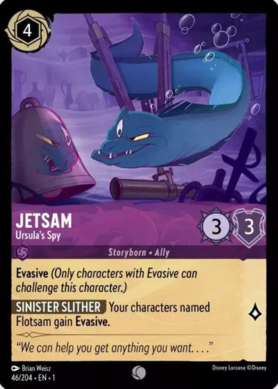 46/204 - Jetsam - Ursula's Spy - Common - COLD FOIL