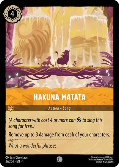 27/204 - Hakuna Matata - Common - COLD FOIL